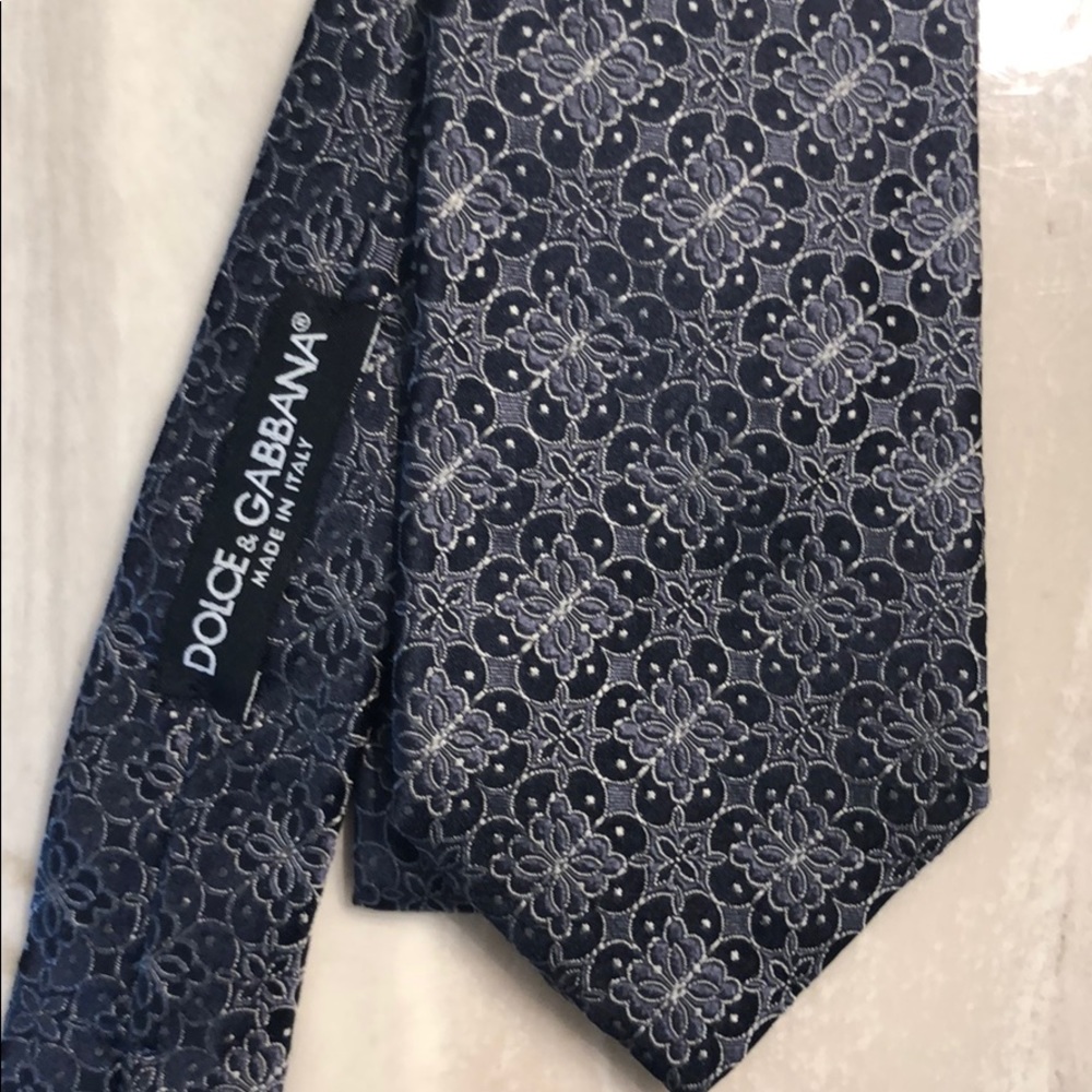 Authentic Dolce & Gabbana Silk Tie